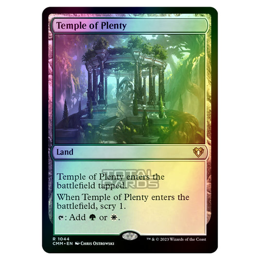 Magic The Gathering - Commander Masters - Temple of Plenty - 1044 (Foil)