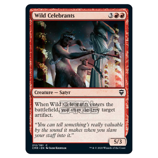 Magic The Gathering - Commander Legends - Wild Celebrants - 212/361