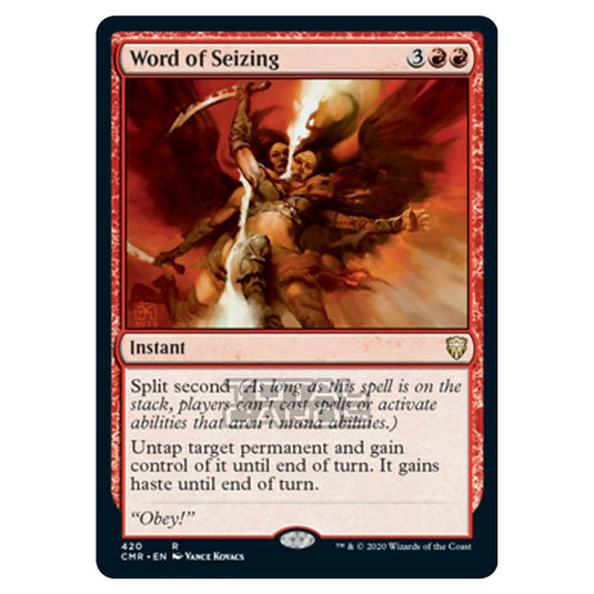 Magic The Gathering - Commander Legends - Word of Seizing - 420/361