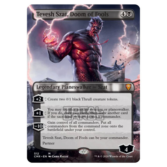 Magic The Gathering - Commander Legends - Tevesh Szat, Doom of Fools - 512/361