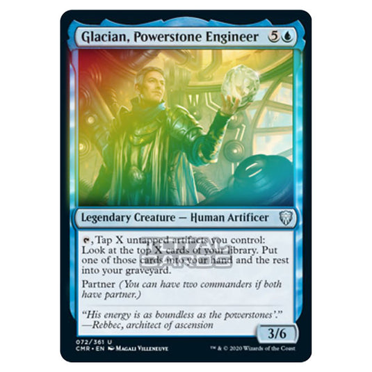 Magic The Gathering - Commander Legends - Glacian, Powerstone Engineer - 72/361 (Foil)
