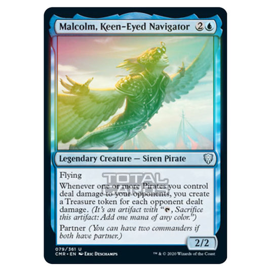 Magic The Gathering - Commander Legends - Malcolm, Keen-Eyed Navigator - 79/361 (Foil)