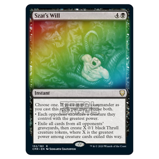 Magic The Gathering - Commander Legends - Szat's Will - 152/361 (Foil)
