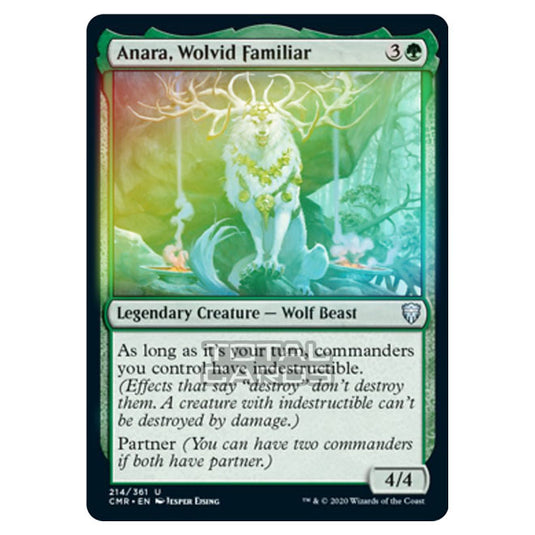 Magic The Gathering - Commander Legends - Anara, Wolvid Familiar - 214/361 (Foil)