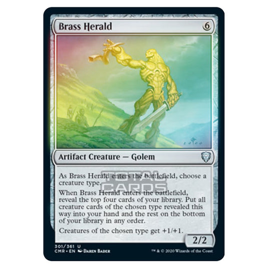 Magic The Gathering - Commander Legends - Brass Herald - 301/361 (Foil)