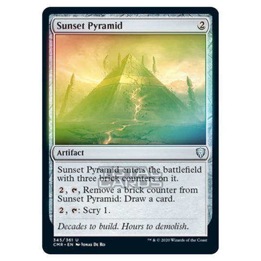 Magic The Gathering - Commander Legends - Sunset Pyramid - 345/361 (Foil)