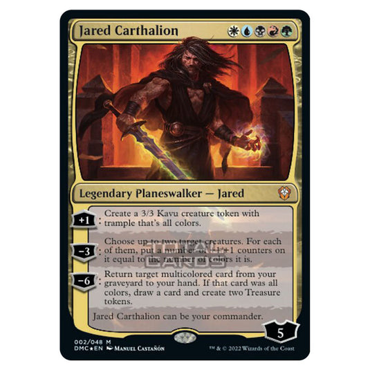 Magic The Gathering - Dominaria United Commander - Jared Carthalion - 2/48
