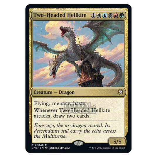 Magic The Gathering - Dominaria United Commander - Two-Headed Hellkite - 14/48