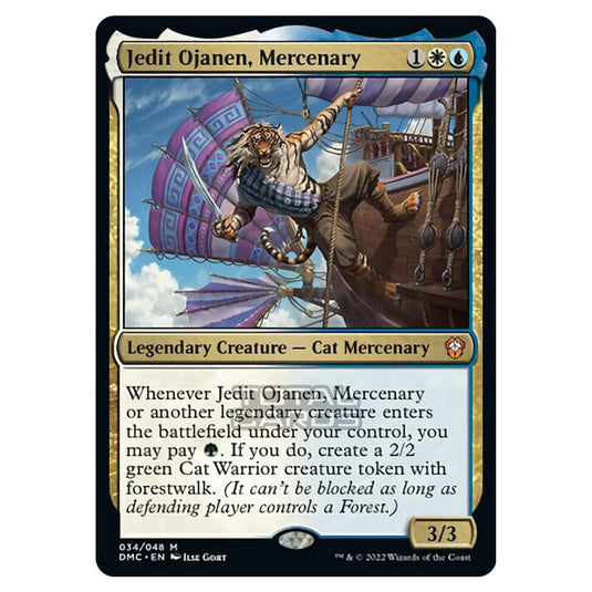 Magic The Gathering - Dominaria United Commander - Jedit Ojanen, Mercenary - 34/48
