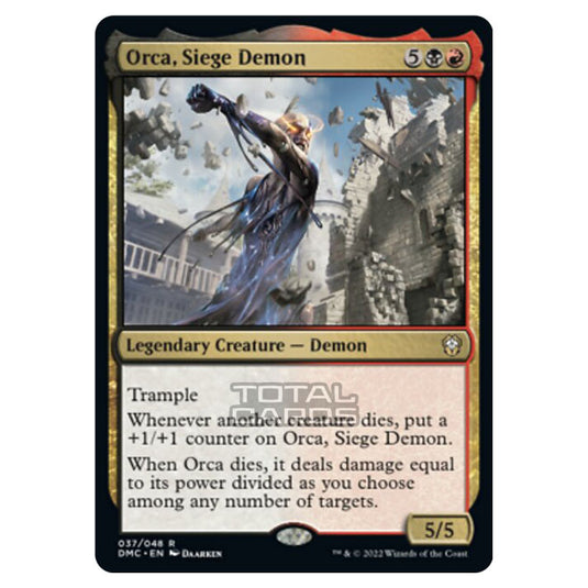 Magic The Gathering - Dominaria United Commander - Orca, Siege Demon - 37/48