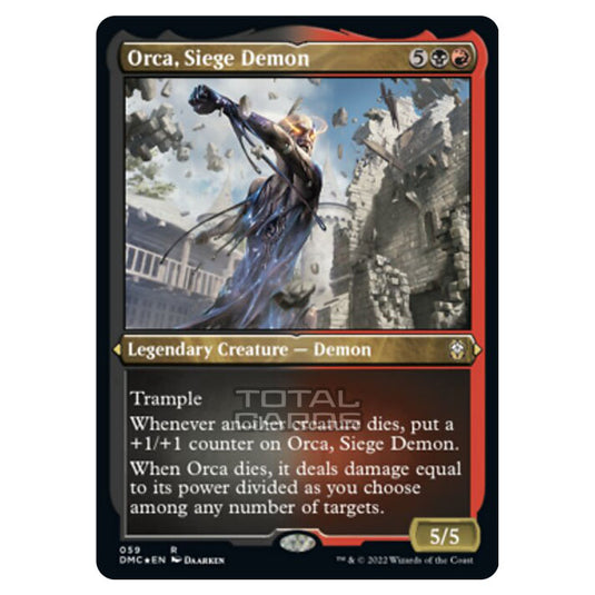 Magic The Gathering - Dominaria United Commander - Orca, Siege Demon - 59/48
