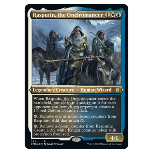 Magic The Gathering - Dominaria United Commander - Rasputin, the Oneiromancer - 62/48