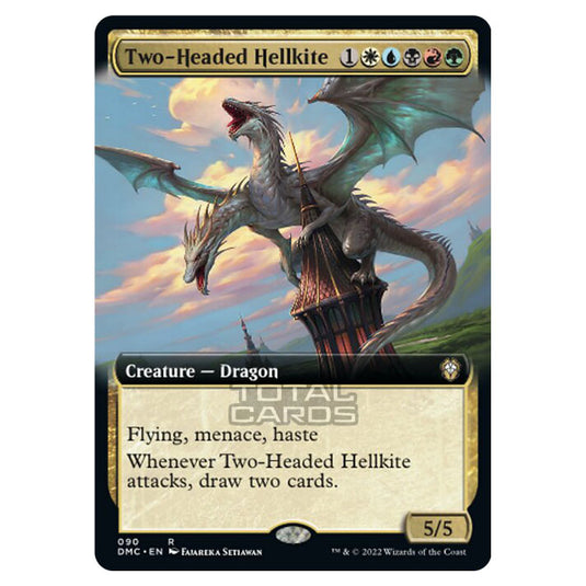 Magic The Gathering - Dominaria United Commander - Two-Headed Hellkite - 90/48