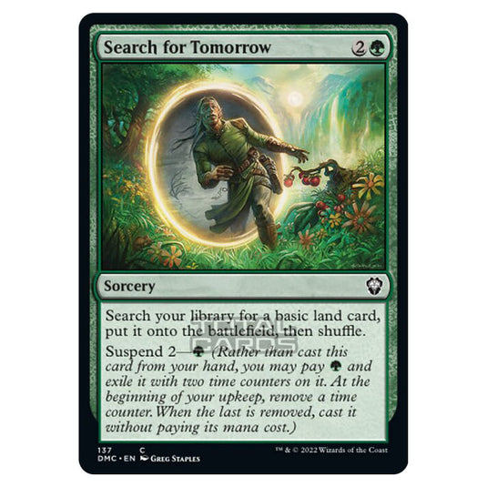 Magic The Gathering - Dominaria United Commander - Search for Tomorrow - 137/48