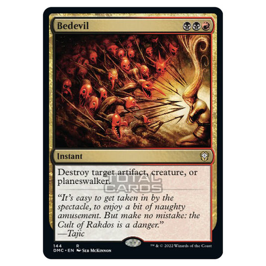 Magic The Gathering - Dominaria United Commander - Bedevil - 144/48
