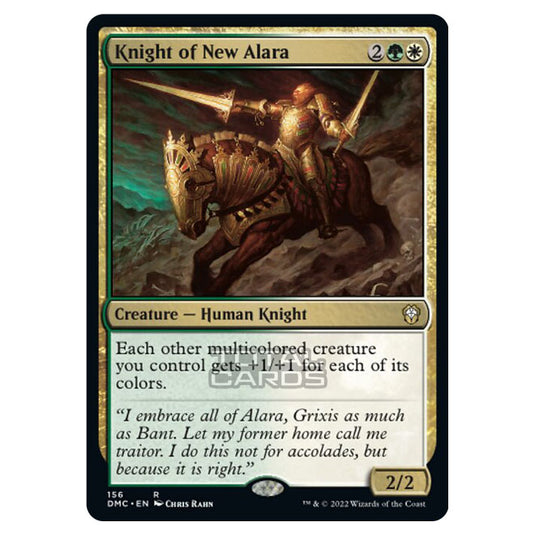 Magic The Gathering - Dominaria United Commander - Knight of New Alara - 156/48