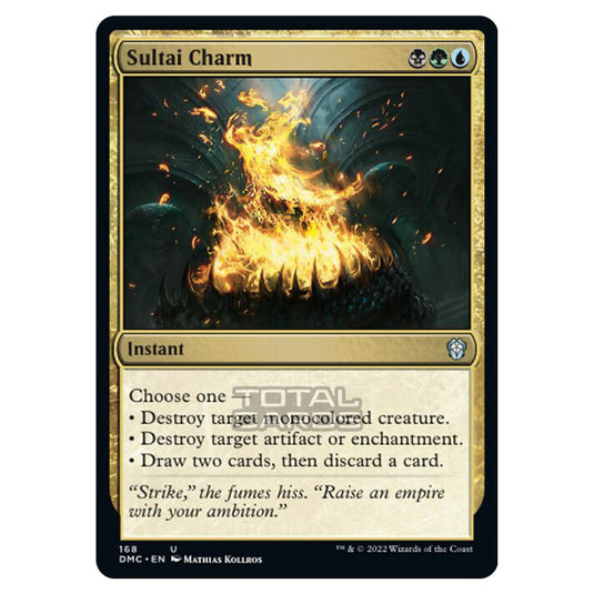Magic The Gathering - Dominaria United Commander - Sultai Charm - 168/48