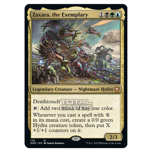Magic The Gathering - Dominaria United Commander - Zaxara, the Exemplary - 176/48