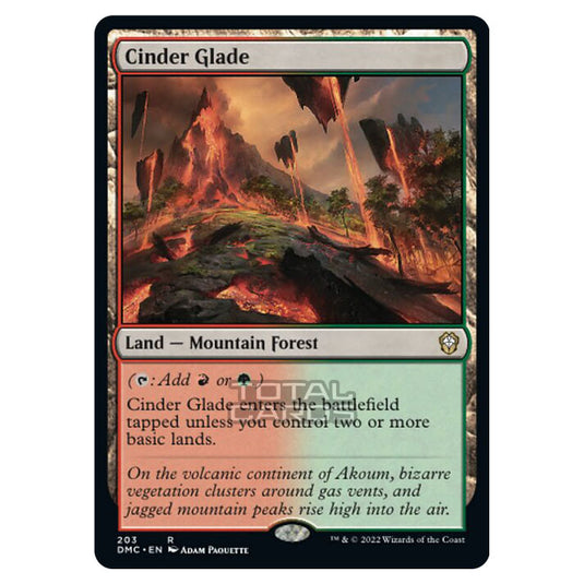Magic The Gathering - Dominaria United Commander - Cinder Glade - 203/48