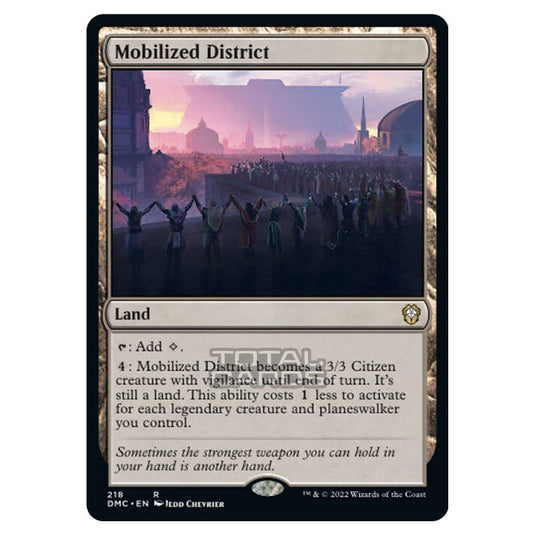 Magic The Gathering - Dominaria United Commander - Mobilized District - 218/48