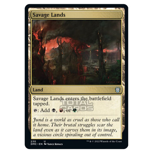 Magic The Gathering - Dominaria United Commander - Savage Lands - 230/48