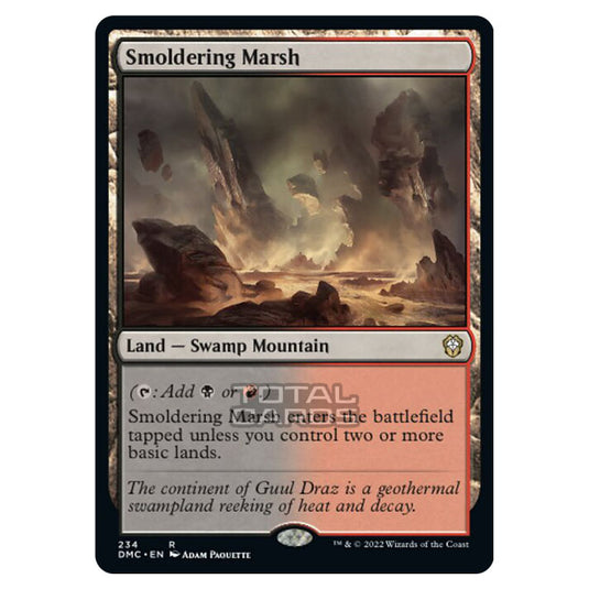 Magic The Gathering - Dominaria United Commander - Smoldering Marsh - 234/48