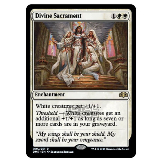 Magic The Gathering - Dominaria Remastered - Divine Sacrament - 005/261