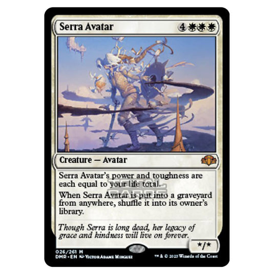 Magic The Gathering - Dominaria Remastered - Serra Avatar - 026/261