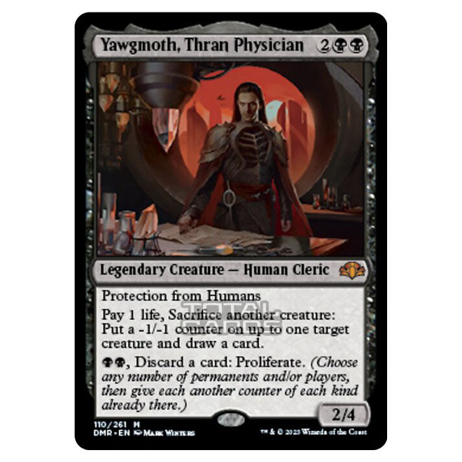 Magic The Gathering - Dominaria Remastered - Yawgmoth, Thran Physician Magic The Gathering - Dominaria Remastered - Yawgmoth, Thran Physician