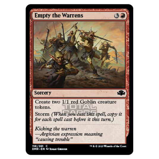 Magic The Gathering - Dominaria Remastered - Empty the Warrens - 118/261