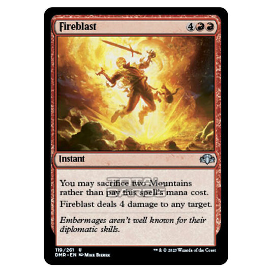Magic The Gathering - Dominaria Remastered - Fireblast - 119/261