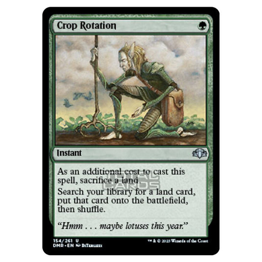 Magic The Gathering - Dominaria Remastered - Crop Rotation - 154/261