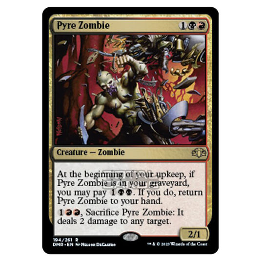 Magic The Gathering - Dominaria Remastered - Pyre Zombie - 194/261