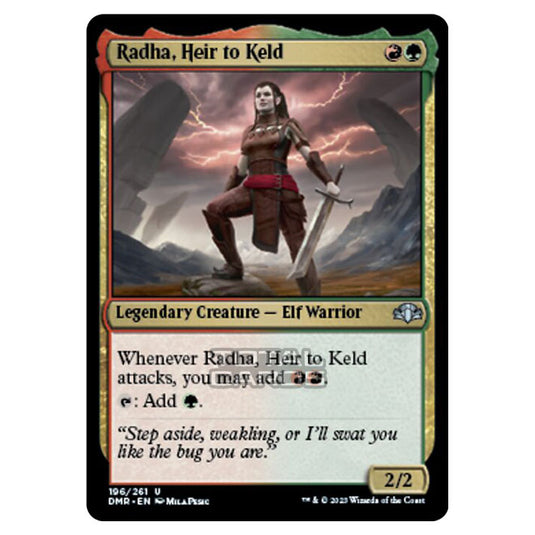 Magic The Gathering - Dominaria Remastered - Radha, Heir to Keld - 196/261