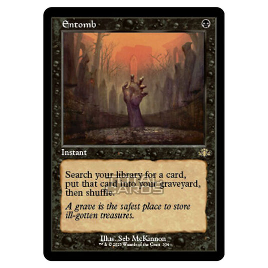 Magic The Gathering - Dominaria Remastered - Entomb (Retro Frame) - 304/261