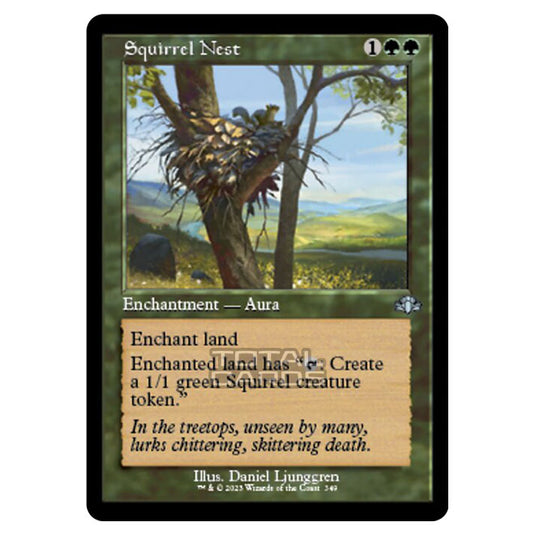 Magic The Gathering - Dominaria Remastered - Squirrel Nest (Retro Frame) - 349/261