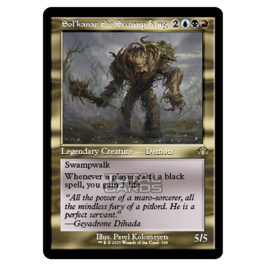 Magic The Gathering - Dominaria Remastered - Sol'kanar the Swamp King (Retro Frame) - 368/261