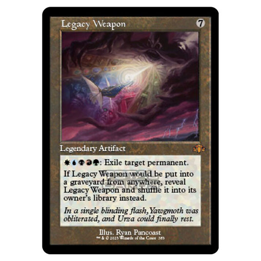 Magic The Gathering - Dominaria Remastered - Legacy Weapon (Retro Frame) - 383/261