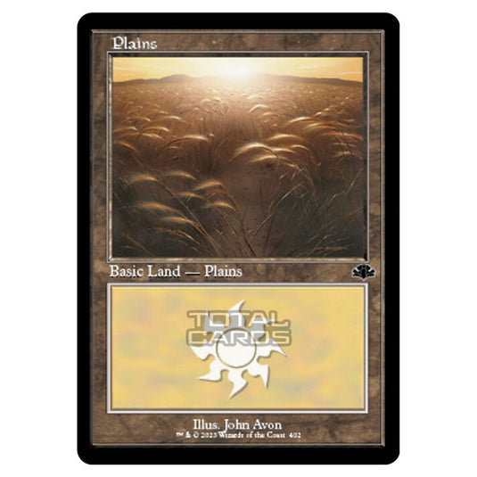 Magic The Gathering - Dominaria Remastered - Plains (Retro Frame) - 402/261