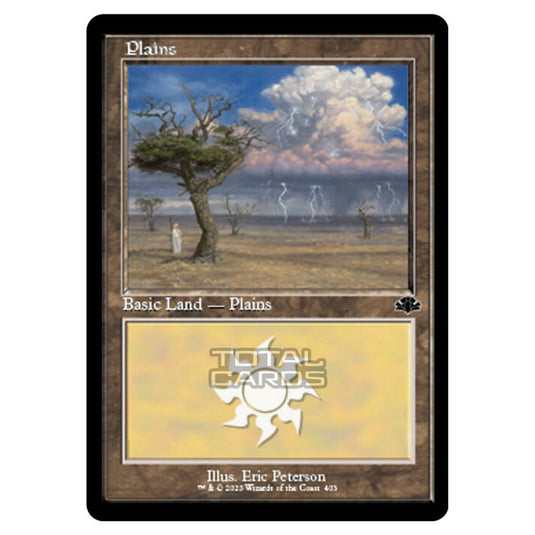 Magic The Gathering - Dominaria Remastered - Plains (Retro Frame) - 403/261