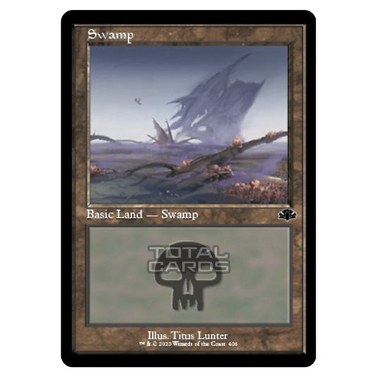 Magic The Gathering - Dominaria Remastered - Swamp (Retro Frame) - 406/261