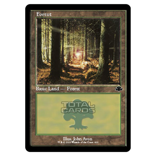 Magic The Gathering - Dominaria Remastered - Forest (Retro Frame) - 410/261