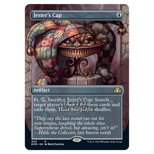 Magic The Gathering - Dominaria Remastered - Jester's Cap (Alternate-Art Borderless Card) - 449/261
