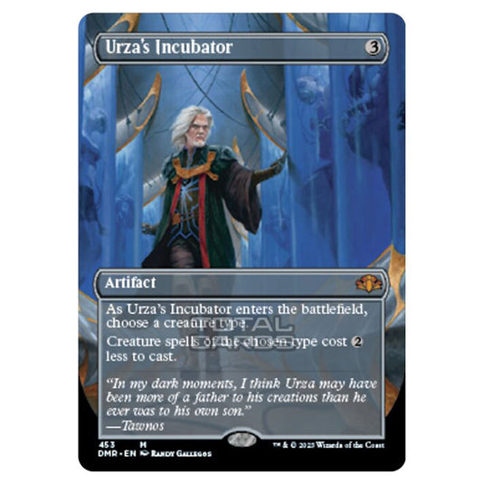 Magic The Gathering - Dominaria Remastered - Urza's Incubator (Alternate-Art Borderless Card) - 453/261