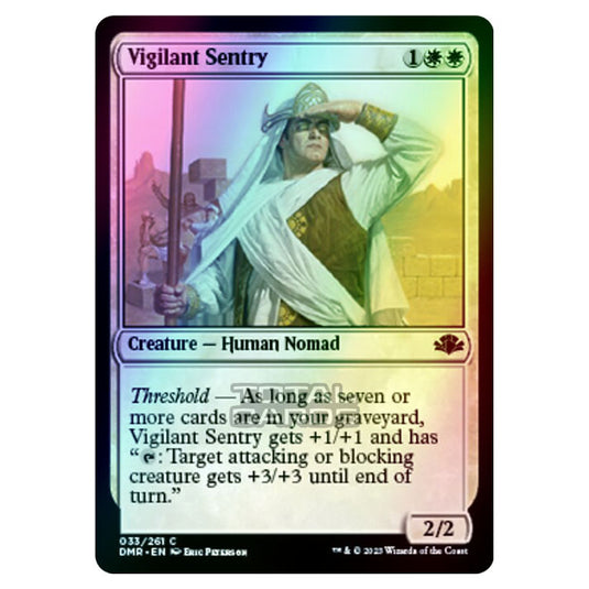 Magic The Gathering - Dominaria Remastered - Vigilant Sentry - 033/261 (Foil)