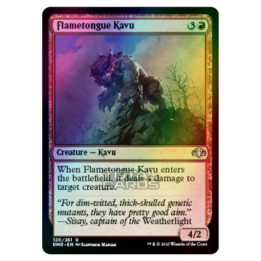 Magic The Gathering - Dominaria Remastered - Flametongue Kavu - 120/261 (Foil)