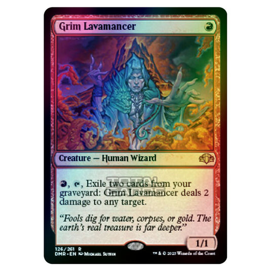 Magic The Gathering - Dominaria Remastered - Grim Lavamancer - 126/261 (Foil)