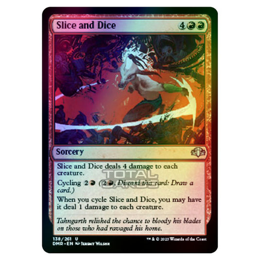 Magic The Gathering - Dominaria Remastered - Slice and Dice - 138/261 (Foil)