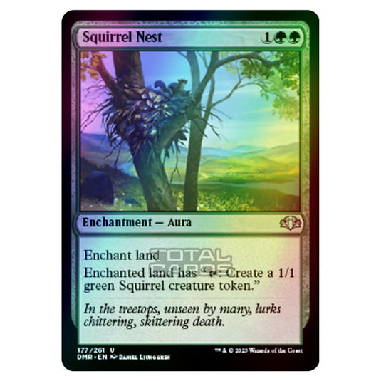 Magic The Gathering - Dominaria Remastered - Squirrel Nest - 177/261 (Foil)