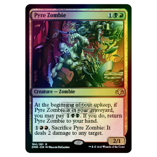 Magic The Gathering - Dominaria Remastered - Pyre Zombie - 194/261 (Foil)